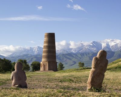 Ancient stone sculptures near Old Burana tower, Kyrgyzstan- dreamstime_xl_42422359.jpg