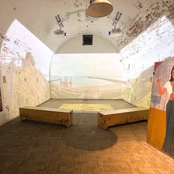 The Grand Magazine area inside Newhaven Fort, where the escape room will be
