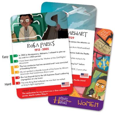History Heroes: WOMEN card game