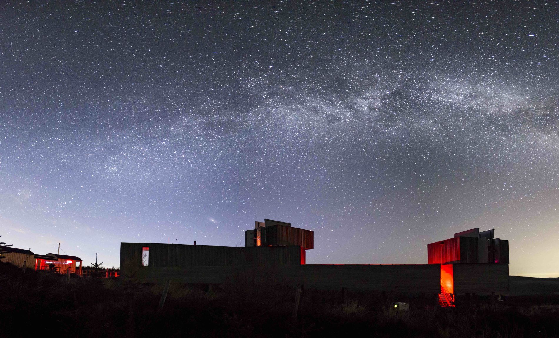 The Milky Way behind the Kielder Observatory