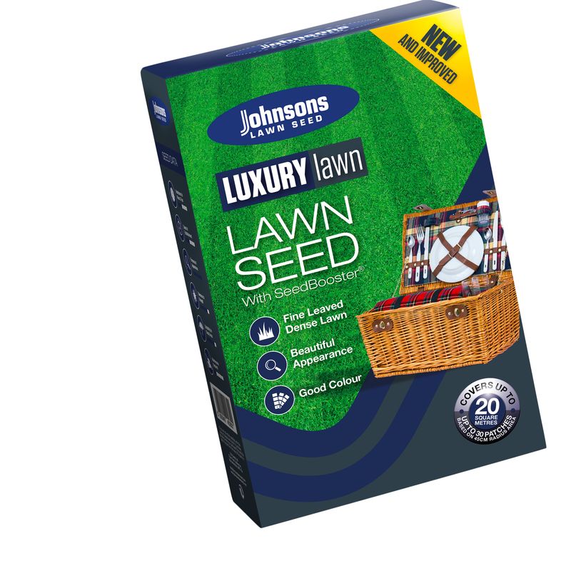 Luxury Lawn Seed with SeedBooster
