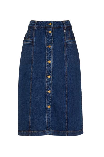 Brakeburn Button Front Denim Skirt (cut out) - £54.99.jpg