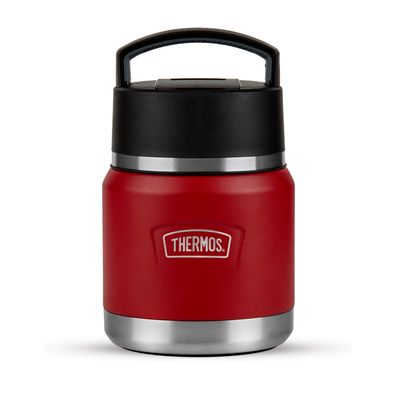 Ruby Red 355ml Thermos Icon Series Food Flask with Handle