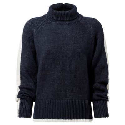 Moira Womens Knitted Jumper - Oxford Blue