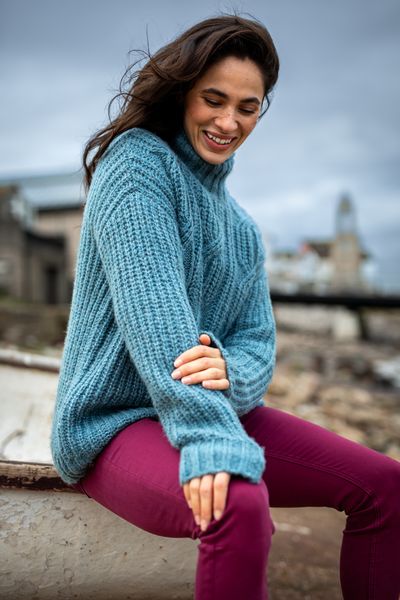 Brakeburn Cable Knitted Roll Neck - £74.99