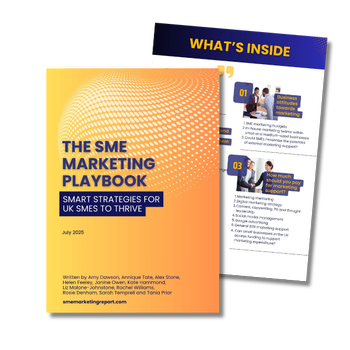 SME Marketing Playbook - front cover and contents page