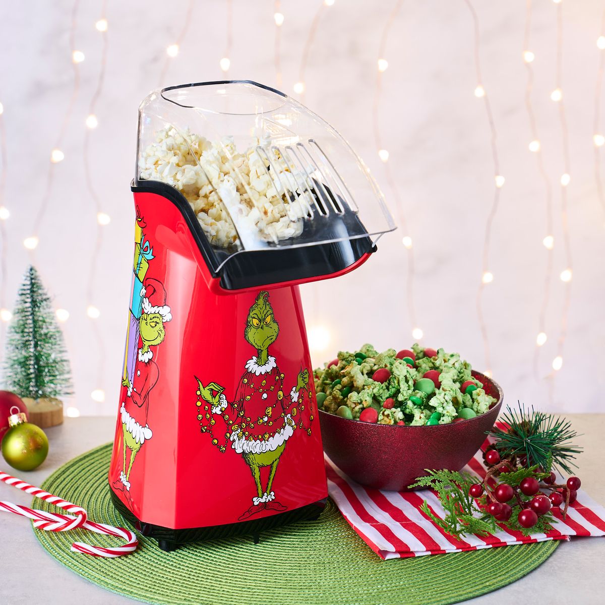 THE GRINCH POPCORN MAKER - RED