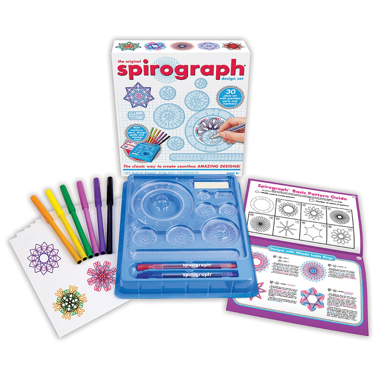 Spirograph Design Set content