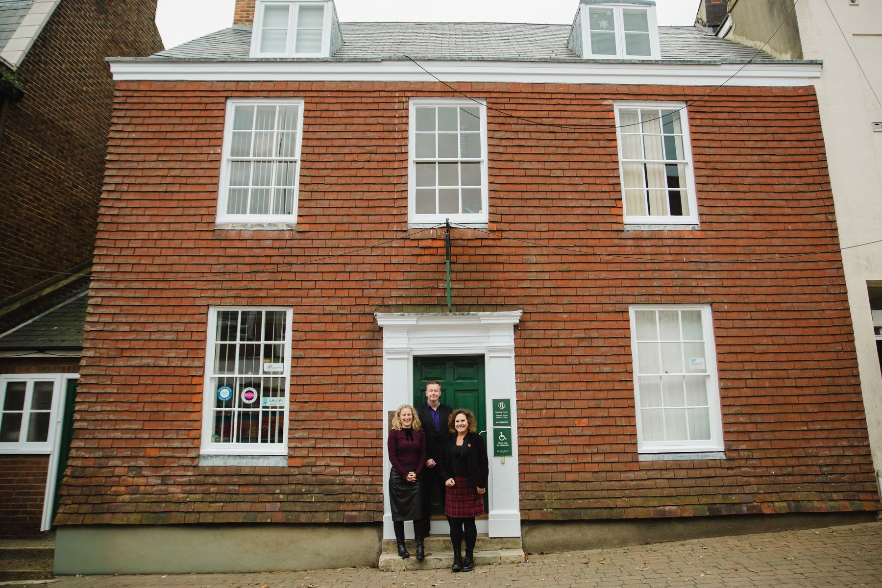 Barwells Solicitors in Newhaven. From left practice director Lauren Chambers, marketing manager Greg Hall and premises manager Yvonne Goddard.
