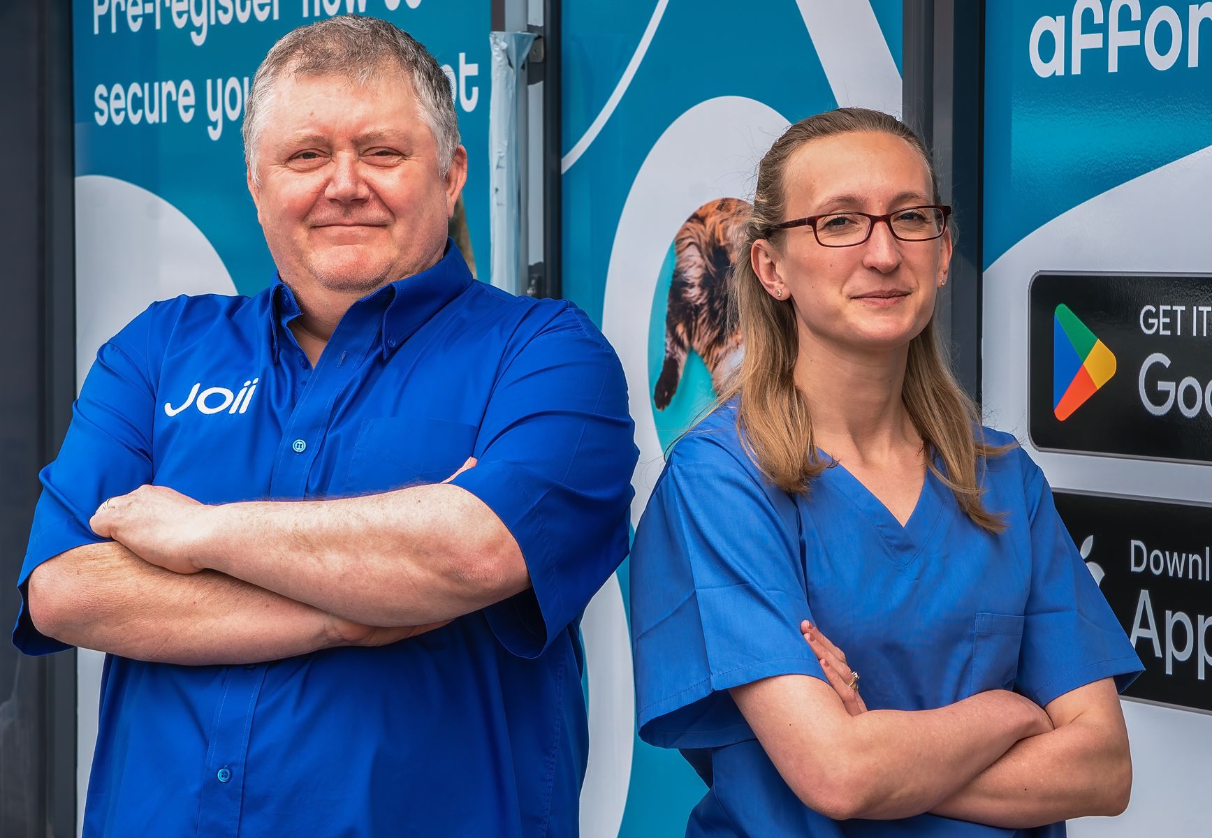 Copy of (L-R Carl Birch, Practice Champion, and Dr Samatha Webster, Director of Clinical Operations.jpg
