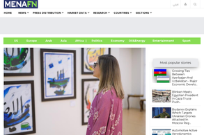 Screencapture of MENAFN