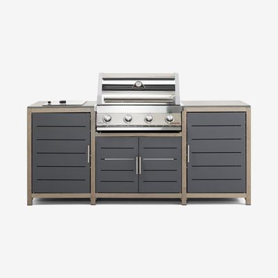 Savannah Modular Outdoor 4 Burner Kitchen Set - Birch