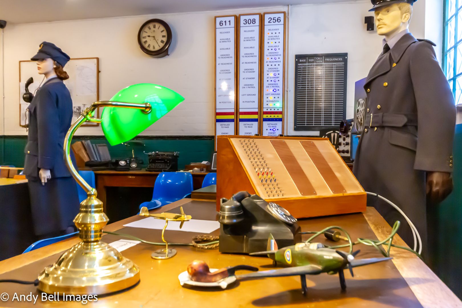 Ops room at the Spitfire Visitor Centre: Hangar 42, Blackpool