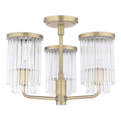 Hilcote 3 Light Semi-Flush