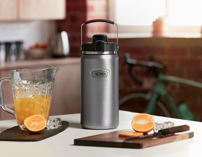 Stainless Steel 1.9L Thermos Icon Series Bottle w Spout