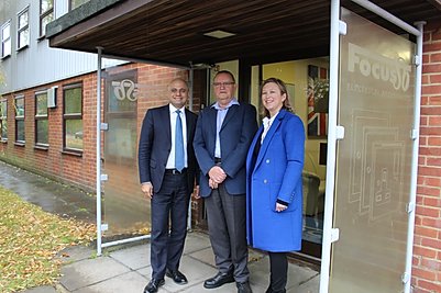 Sajid Javid visits Focus SB in St Leonards on Sea