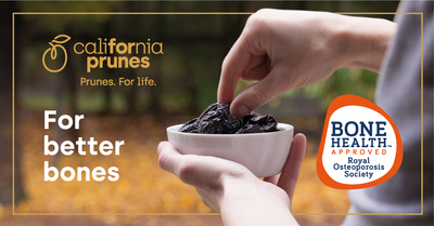 California Prunes and the Royal Osteoporosis Society renew collaboration for a third year