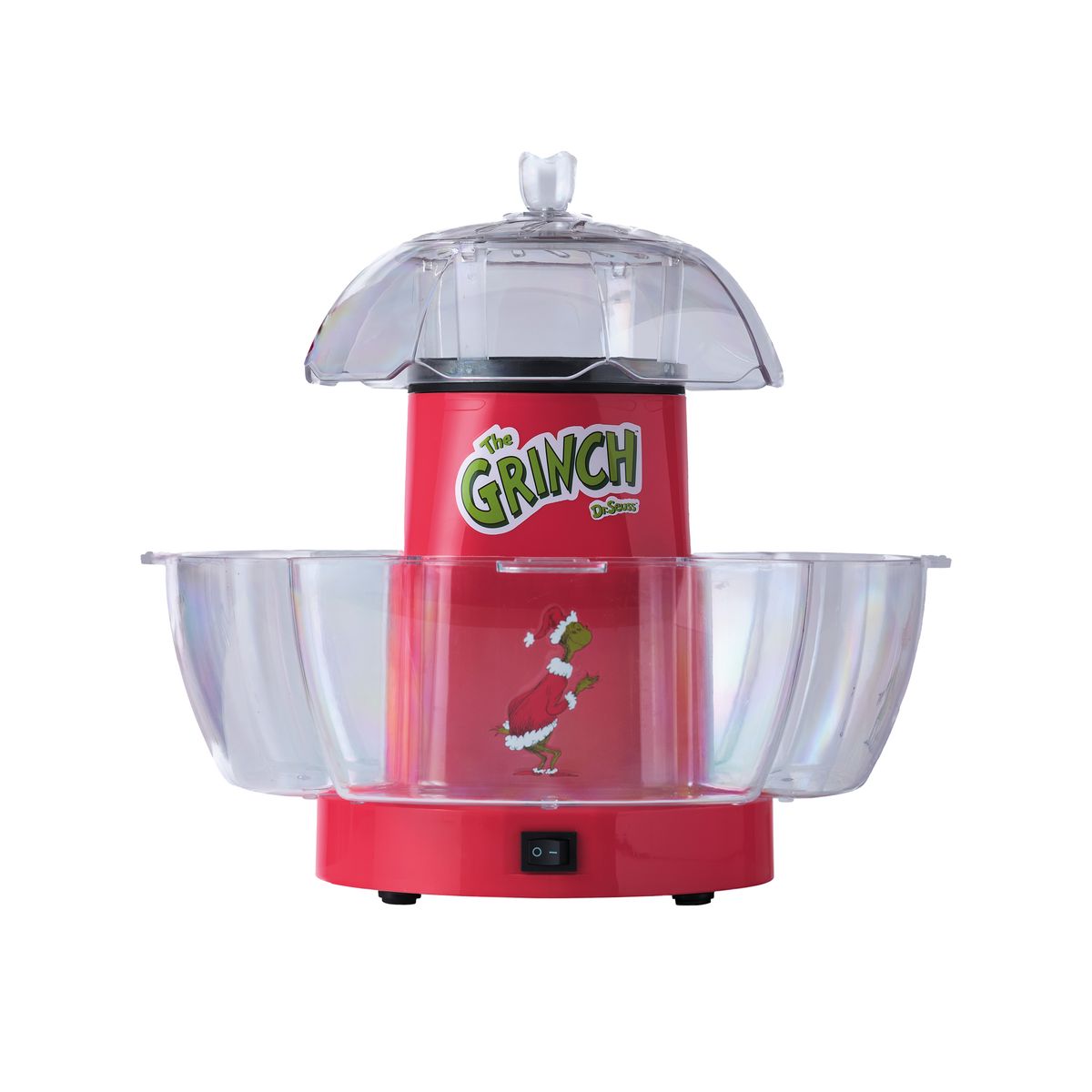 THE GRINCH 4 BOWL POPCORN MAKER - RED