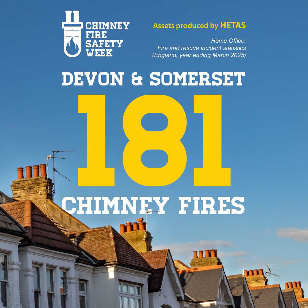 Chimney Fire Safety Week Infographic - Devon & Somerset
