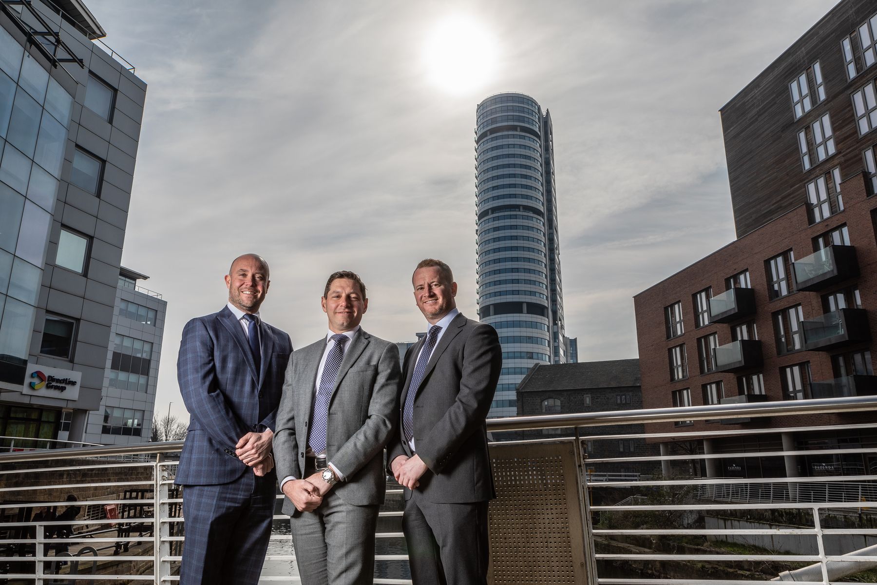 Paul Coates, Luigi Maggio and Ian McCarron directors at award-winning Leeds insurance brokerage, McCarron Coates