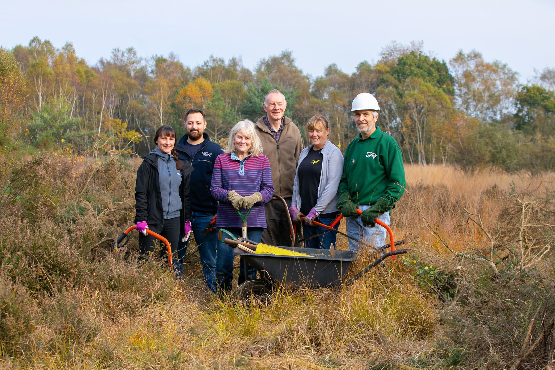 Surrey Wildlife Trust team & volunteers                                                                         