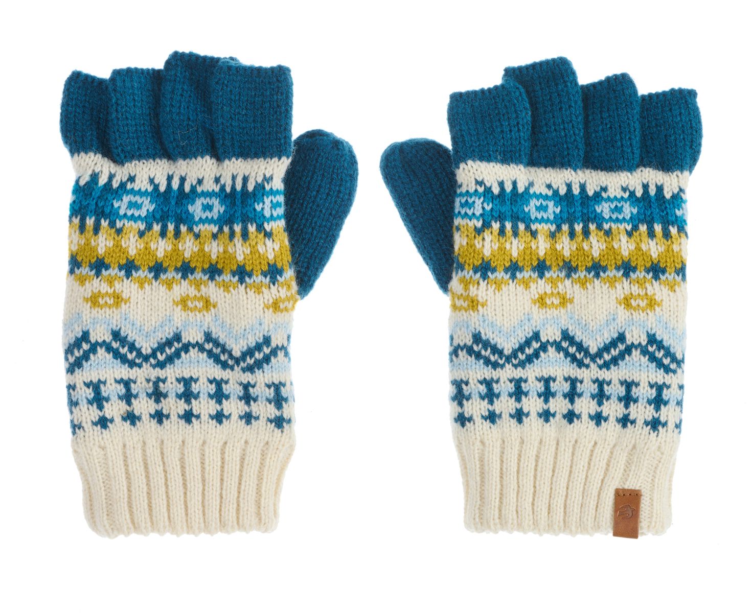 Brakeburn Fairisle Fingerless Glove (cut out) - £26.99