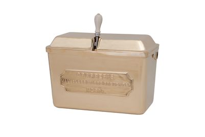 Low Level Polished Brass Cistern