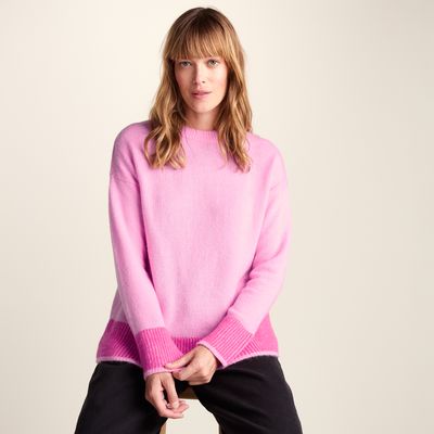 Odette Womens Soft Touch Knit Jumper - Sandy Pink