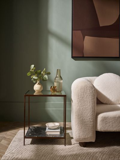 Flint Granite Side Table
