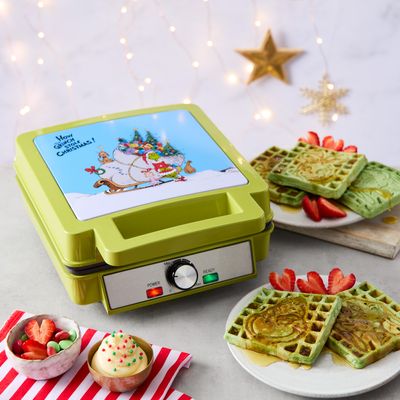 THE GRINCH FOUR PORTION WAFFLE MAKER 