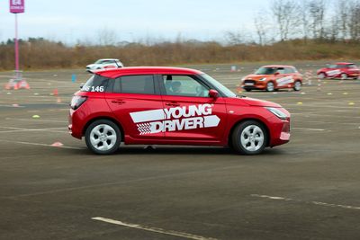 Young Driver's first new Suzuki Swifts in action at NEC venue