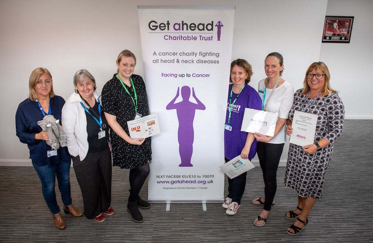 Macmillan cancer nurse specialists Tracy White, Mags Klose, Maria Borrill, Louise Marley, Gill Wotton and Judith Vessey who hosted the health and well-being event with funding from the Get A-Head Charitable Trust.jpg