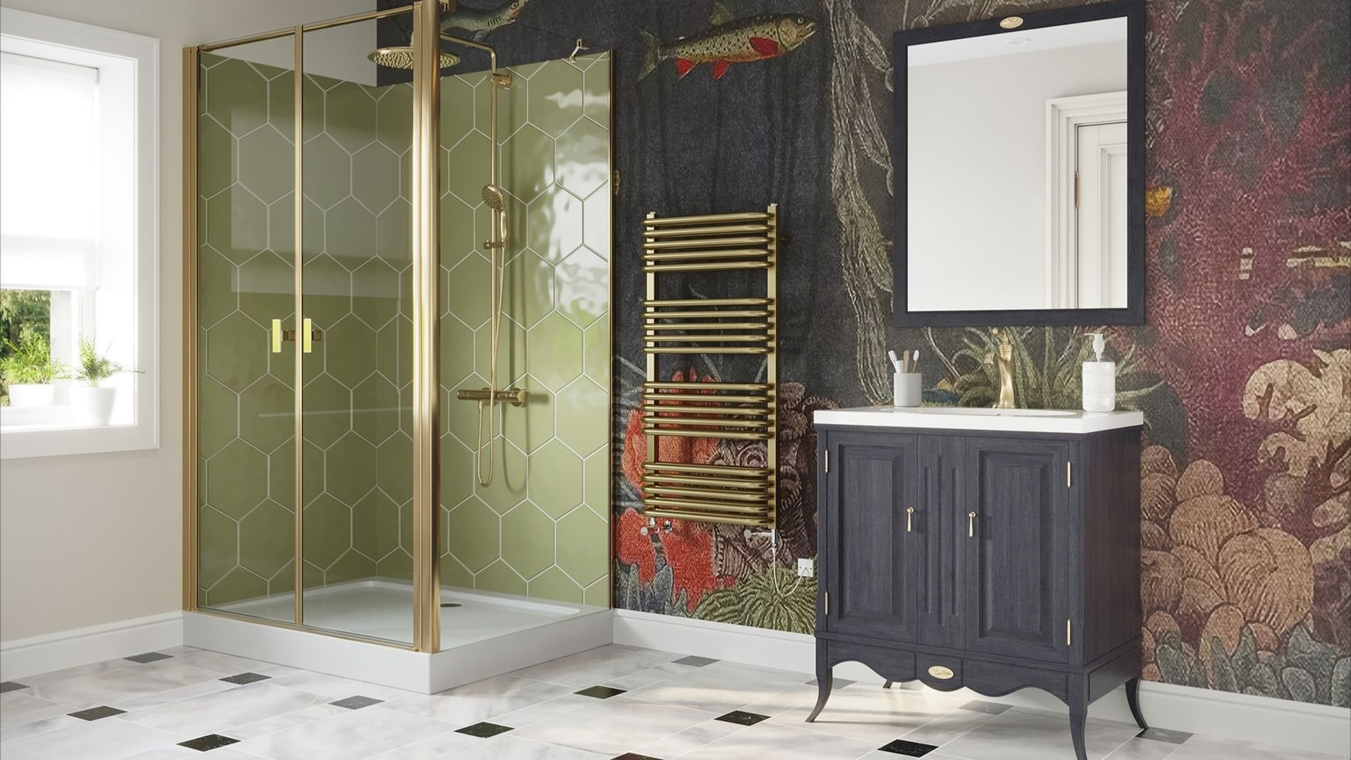 Crossmoor - Brushed Brass Dual Fuel Towel Rail H1000mm x W500mm Standard sml.jpg