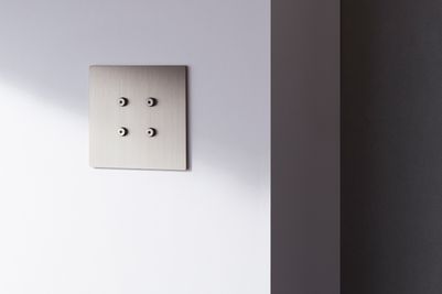 4G low-voltage keypad switches with LED, Roma finish