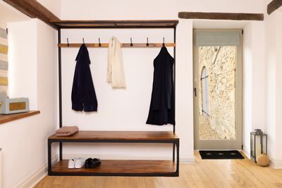 Extra Large Coat Rack With Shoe Tidy
