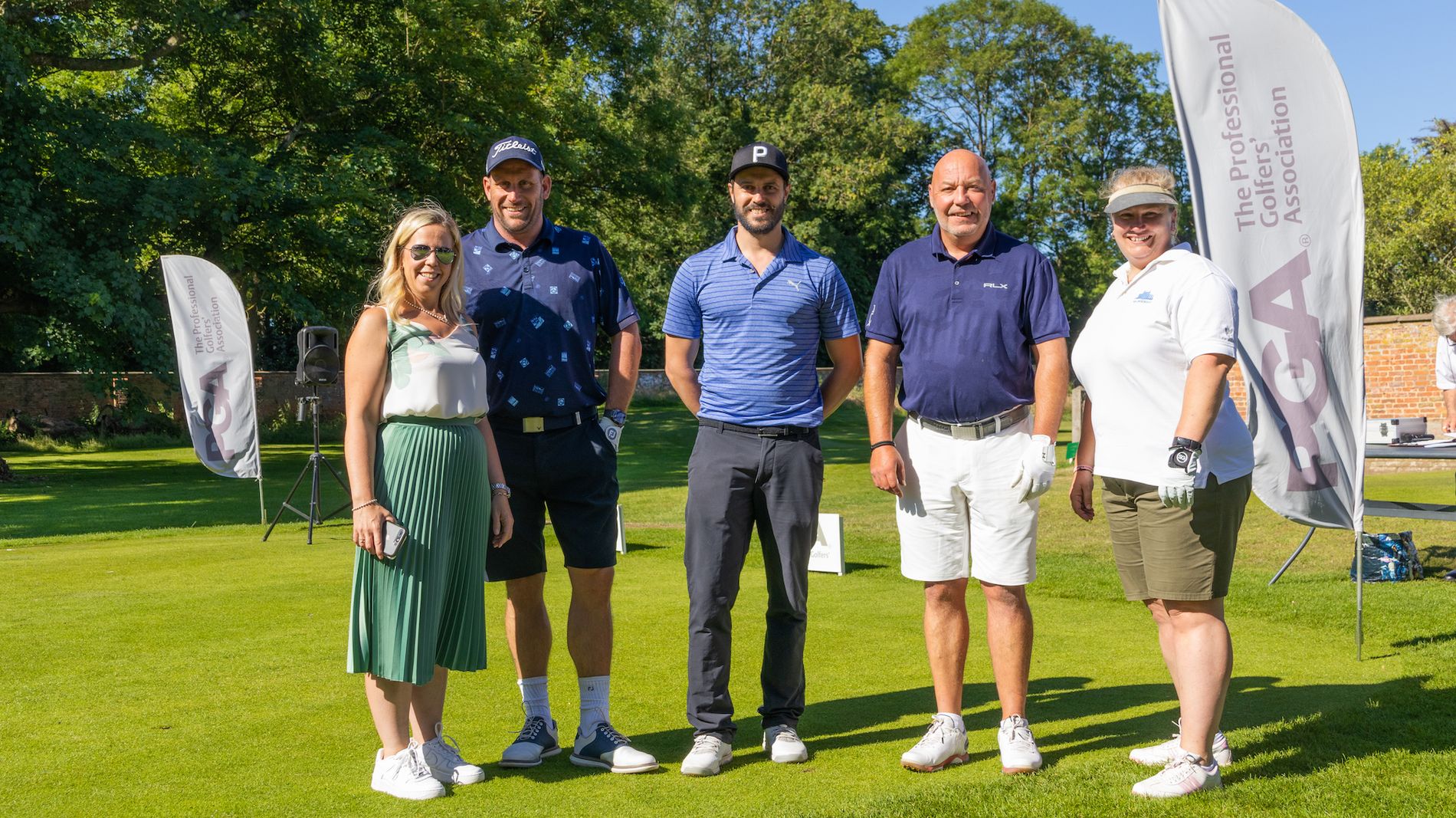 Herts & Essex team Glazerite Pro Am Golf Tournament 