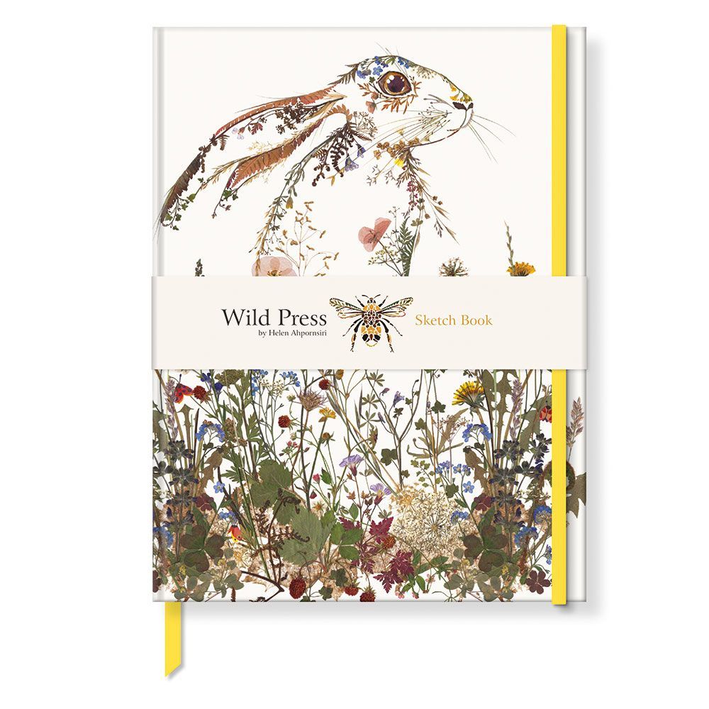 Wild Press Wildflower Hare Sketch Book