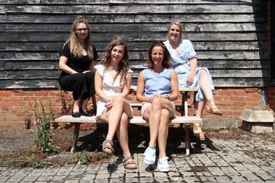 The Podium Pet Products team (L-R Amelia, Annabel, Carina &  Helen).JPG