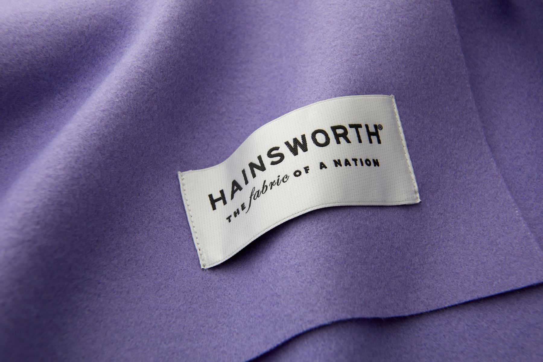Hainsworth purple wool