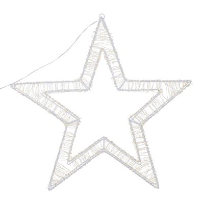 Indoor Outdoor 50cm Light Up Christmas Star