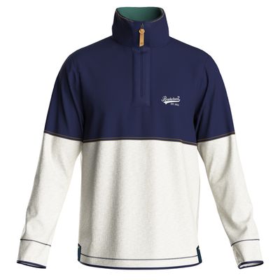 Brakeburn Colour Block Quarter Zip Sweatshirt (cut out) - £59.99