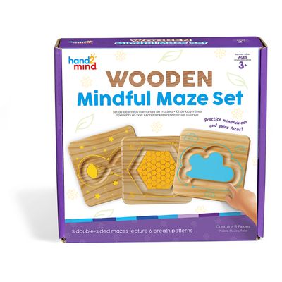 Wooden Mindful Maze Set