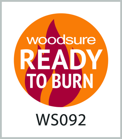 The Ready to Burn logo and Logs Direct certification number