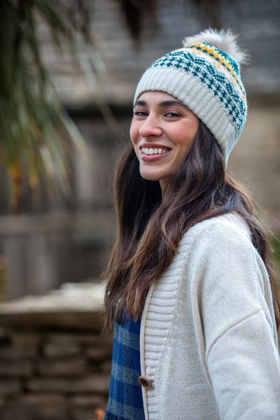 Brakeburn Fairisle Knitted Hat (lifestyle) - £22.99