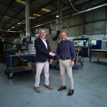 Focus SB MD, Ciaran Mitchell with new General Manager, Nev Norval