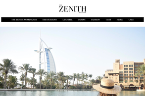 Screencapture of The Zenith Magazine