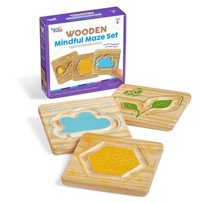 Wooden Mindful Maze Set