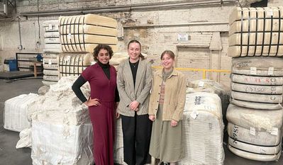 Angela Augusto, Rachael Frame and Polly Armond in Woolstore