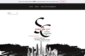 Screencapture of Sands and City Magazine