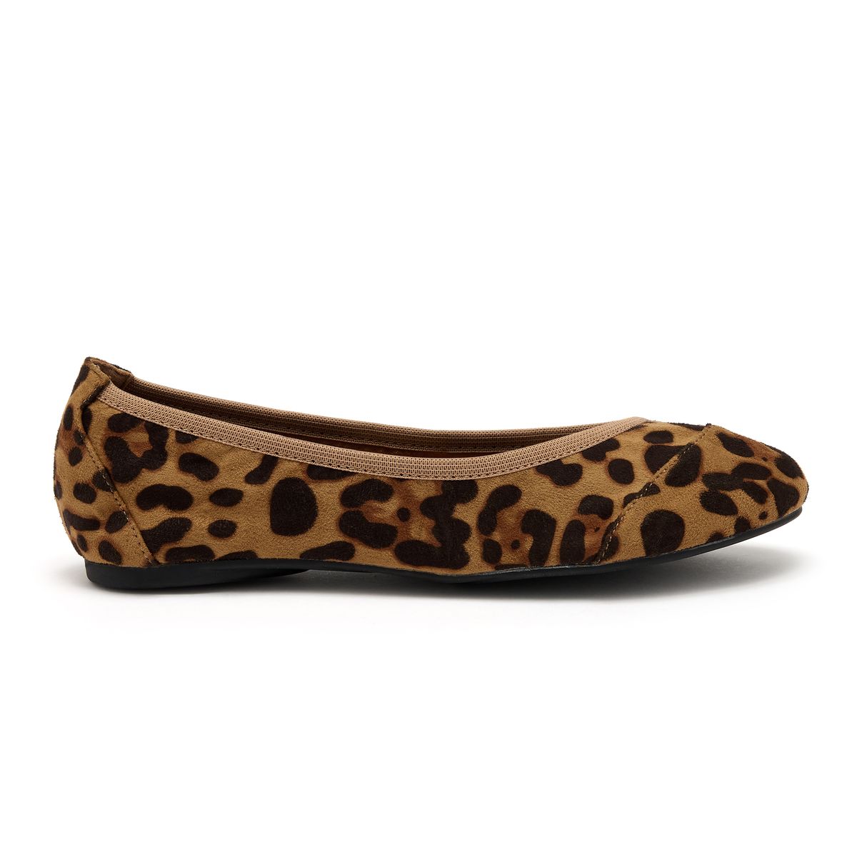 Barbican Leopard Fold Up Ballet Flats from Cocorose London